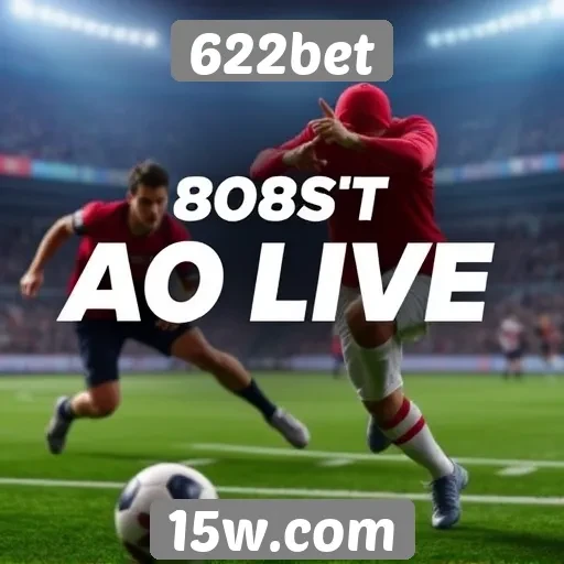 Apostas ao vivo disponíveis na plataforma 622bet